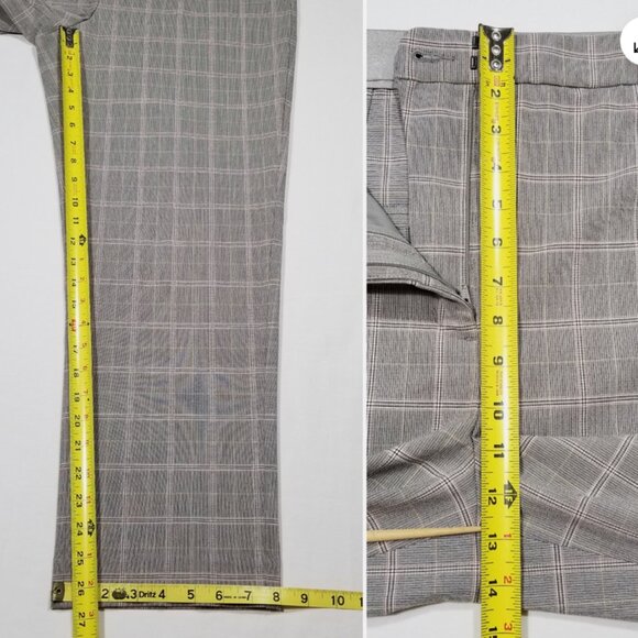 EXPRESS Editor Straight Ankle Dress Pants 6749E1M - Picture 6 of 8